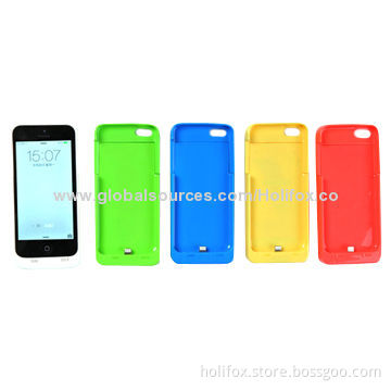 2500mAh Most Popular Battery Case for iPhone 5/5S/5C, Multi-color